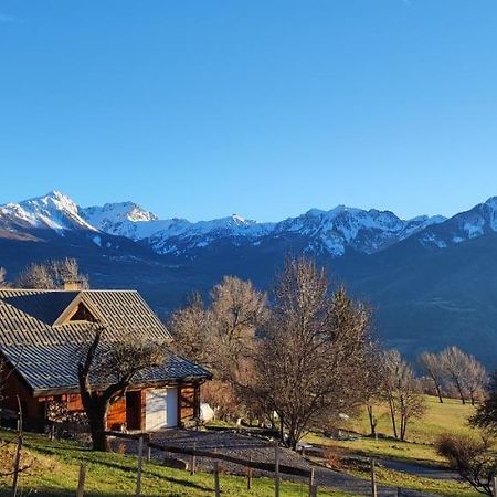 Chalet Mounette Ski Sauna Lac Embrun Puy-Sanieres المظهر الخارجي الصورة