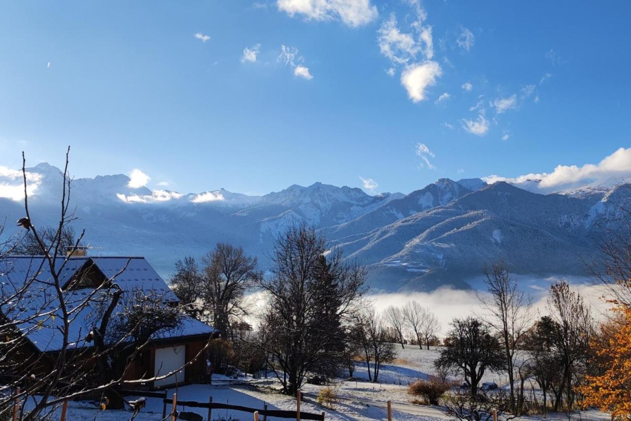 Chalet Mounette Ski Sauna Lac Embrun Puy-Sanieres المظهر الخارجي الصورة