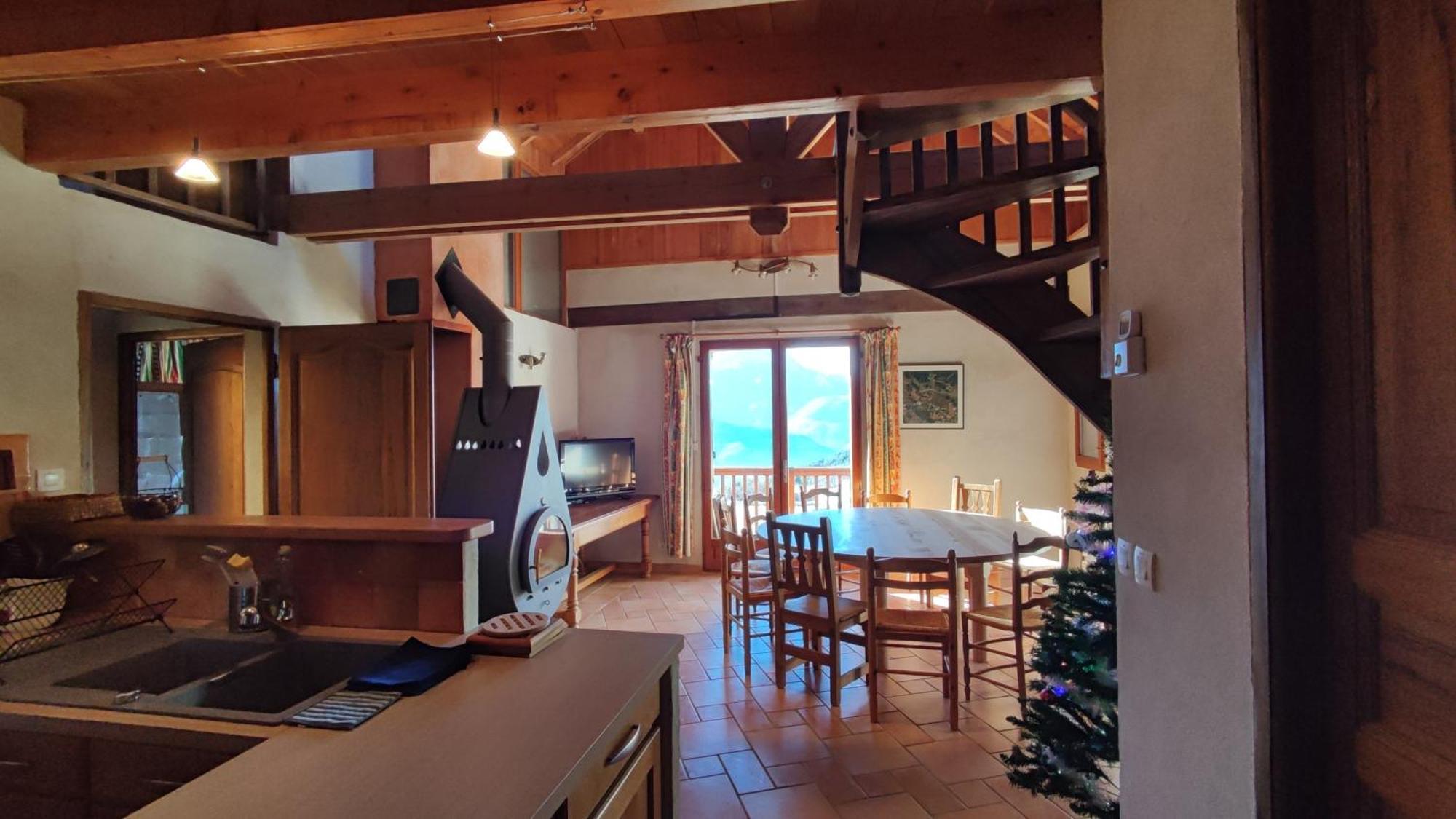 Chalet Mounette Ski Sauna Lac Embrun Puy-Sanieres المظهر الخارجي الصورة